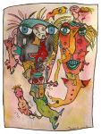 Furioso, aquarelle , 2018