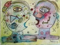 Amor. Primicias. Aquarelle, 2017.