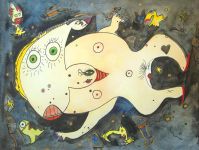 In the dark, version 2, aquarelle ,40X30 , 2021